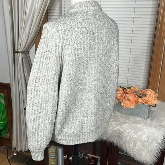 Madewell Ribbed Cotton-Blend Sweater Size XXS - Picture 9 of 11